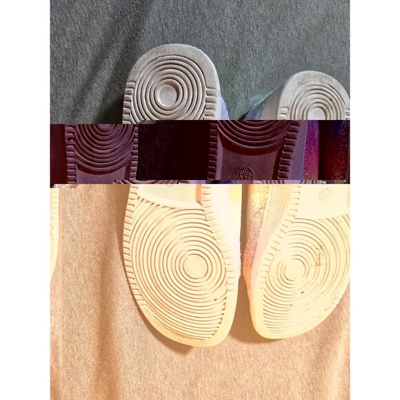 Lola + The Boys Glitter Star Ombre Sneakers Size UK34 Fits Like A 1.5/2 Rainbow - Picture 6 of 7